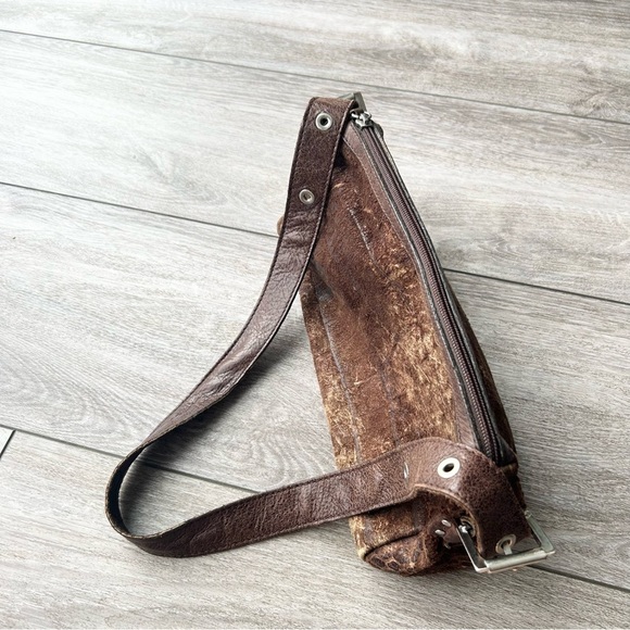 The Trend Italian Leather Animal Skin Mini Duffel Bag - Picture 7 of 16